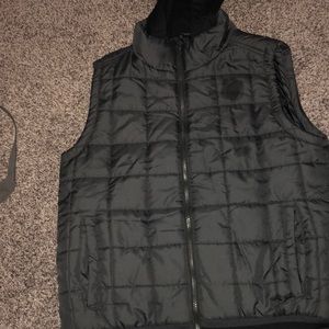 Cut off sleeves jacket